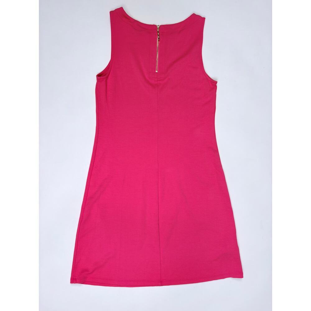 Tommy Bahama Sleeveless Shift Dress Pink Red Coastal Resort Vacation Small New - Picture 10 of 15
